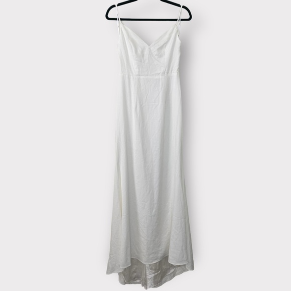 Lulu’s Adoring Promise Satin Wedding Dress - Picture 3 of 5